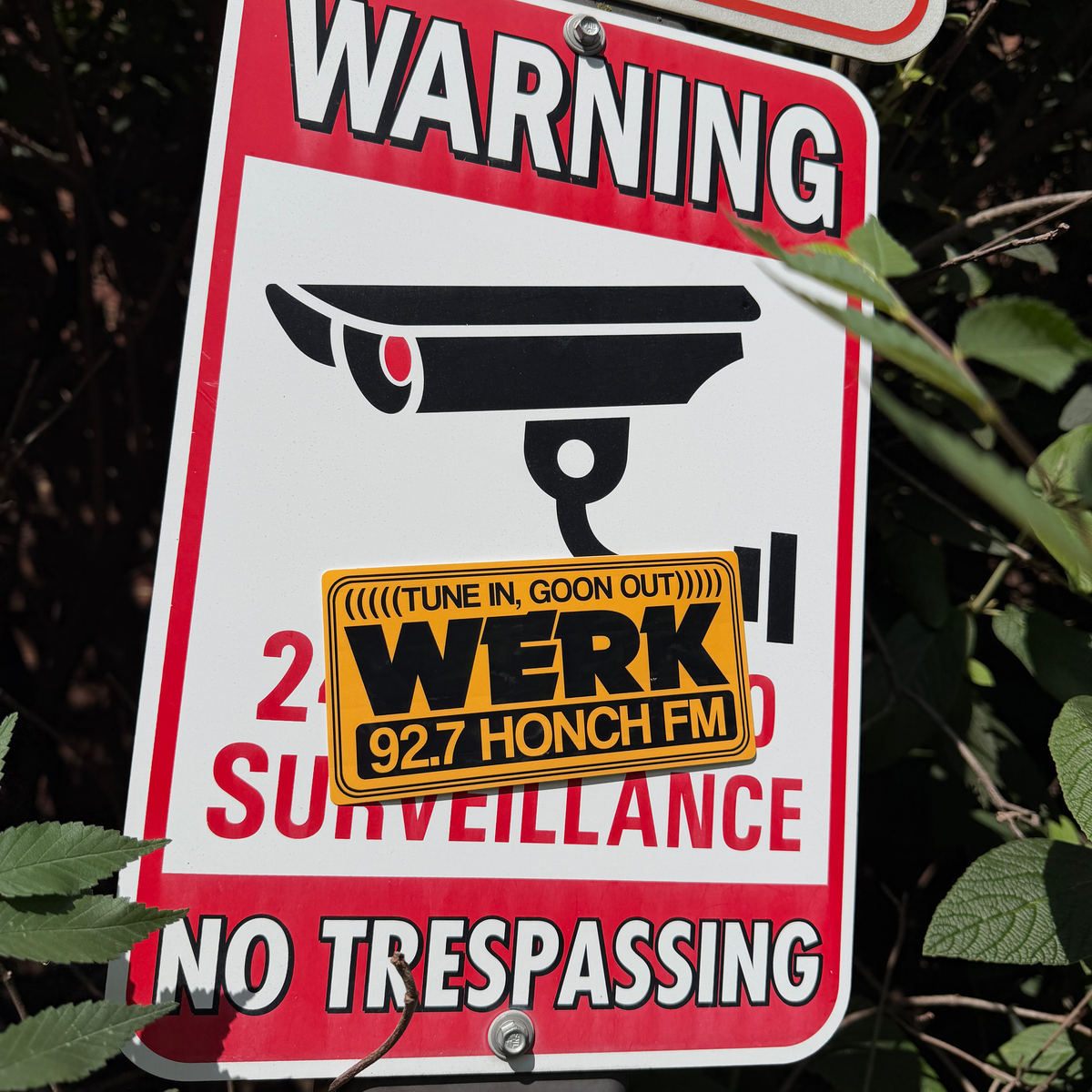 Bumper Sticker - Honch FM, WERK 92.7